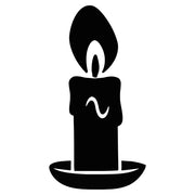 Stempidoo - Maxi Mini - Motivstempel - Weihnachten - Kerze - Stempel zum Basteln von Karten, DIY, Papier, Stoffen