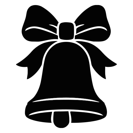 Stempidoo - Maxi Mini - Motivstempel - Weihnachtsglocke - Stempel zum Basteln von Karten, DIY, Papier, Stoffen