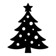 Stempidoo - Maxi Mini - Motivstempel - Tannenbaum - Stempel zum Basteln von Karten, DIY, Papier, Stoffen