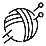 Stempidoo - Maxi Mini - Motivstempel - Wollknäuel - Stempel zum Basteln von Karten, DIY, Papier, Stoffen