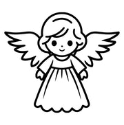 Stempidoo - Maxi Mini - Motivstempel - Engel - Stempel zum Basteln von Karten, DIY, Papier, Stoffen