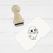 Ministempel - Motivstempel - Schaaf - Tiere - Stempel Geschenk - DIY Stempel zum Basteln von Karten, Papier, Stoffen