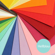 50 Blatt Hellblau Kartonpapier Tonkarton 250 g/m², für DIY-Projekte - Scrapbooking - Einladungen - Karten - Anhänger