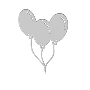 Metall Stanzform Ballons für Scrapbooking & Karten – Hochwertige DIY Schablone aus Kohlenstoffstahl für Papier, Filz & Bastelprojekte