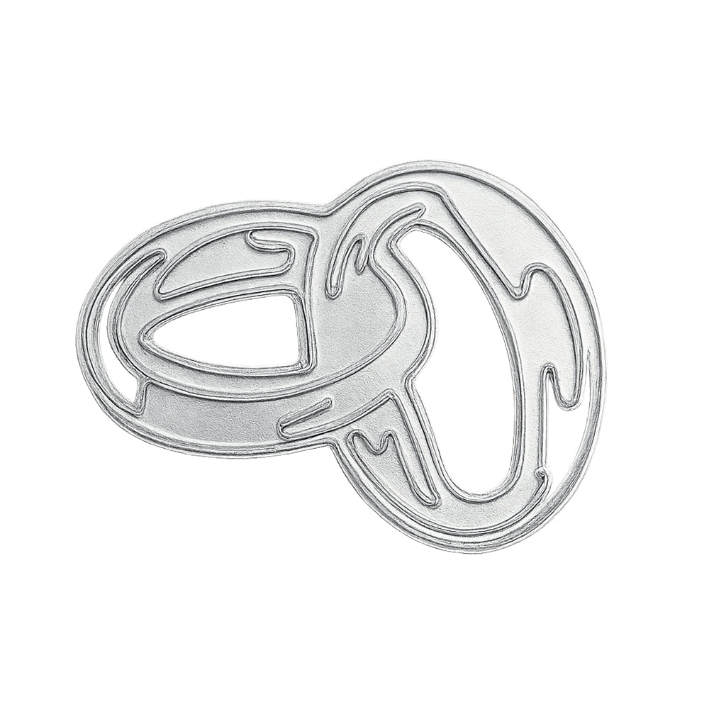 Metall Stanzform Eheringe für Scrapbooking & Karten – Hochwertige DIY Schablone aus Kohlenstoffstahl für Papier, Filz & Bastelprojekte