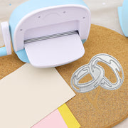 Metall Stanzform Eheringe für Scrapbooking & Karten – Hochwertige DIY Schablone aus Kohlenstoffstahl für Papier, Filz & Bastelprojekte