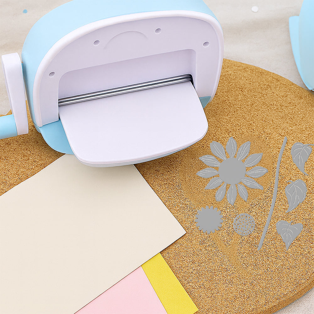 Metall Stanzform Sonnenblumen-Set für Scrapbooking & Karten – Hochwertige DIY Schablone aus Kohlenstoffstahl für Papier, Filz & Bastelprojekte