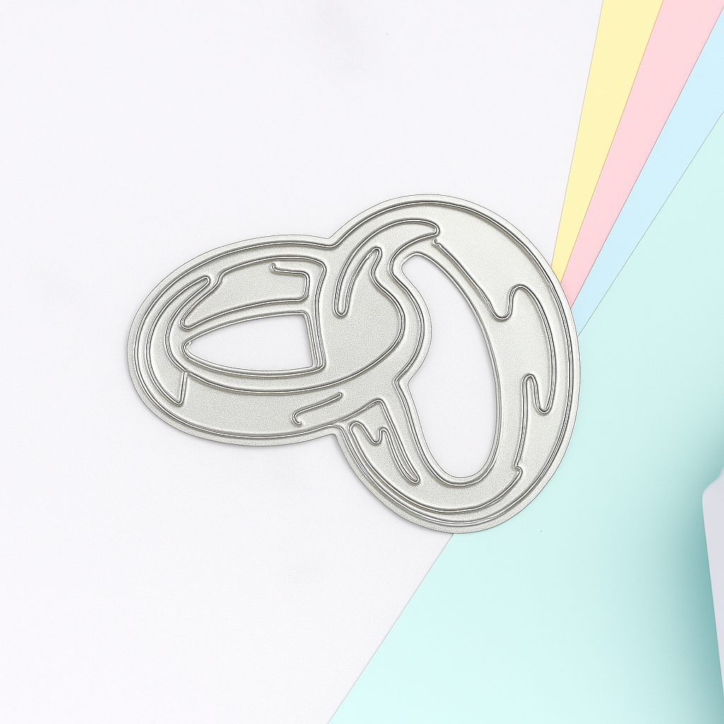 Metall Stanzform Eheringe für Scrapbooking & Karten – Hochwertige DIY Schablone aus Kohlenstoffstahl für Papier, Filz & Bastelprojekte