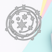 Metall Stanzform Sterne für Scrapbooking & Karten – Hochwertige DIY Schablone aus Kohlenstoffstahl für Papier, Filz & Bastelprojekte