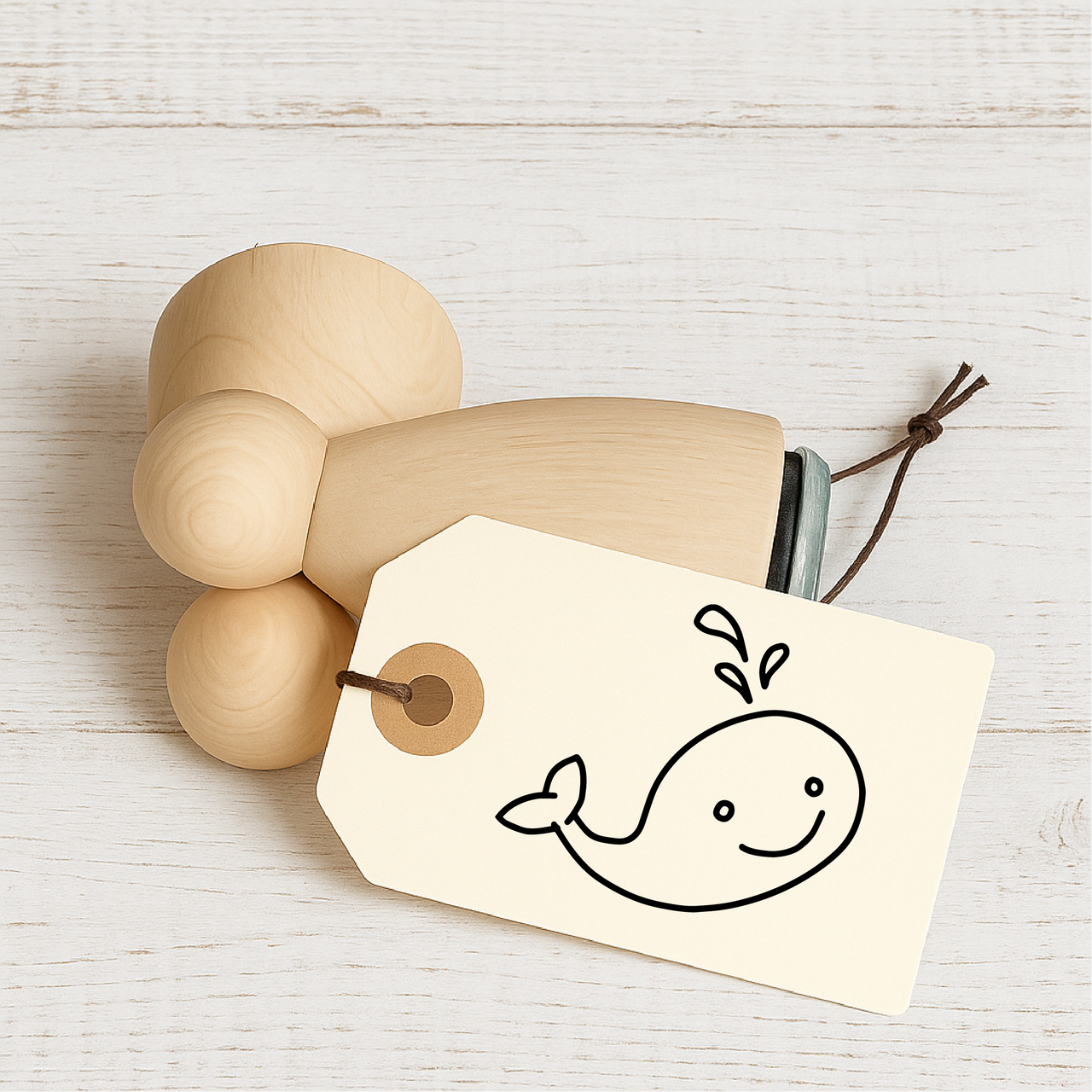 Stempidoo - Maxi Mini - Motivstempel - Wahl - Fisch - Stempel Geschenk - DIY Stempel zum Basteln von Karten, Papier, Stoffen