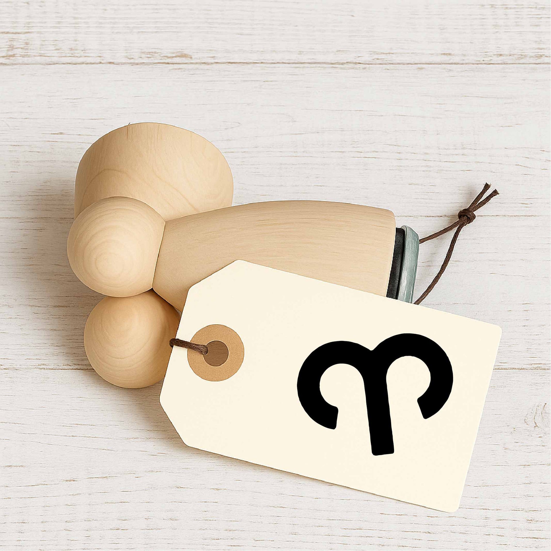 Stempidoo - Maxi Mini - Motivstempel - Sternzeichen - Widder - Stempel zum Basteln von Karten, DIY, Papier, Stoffen