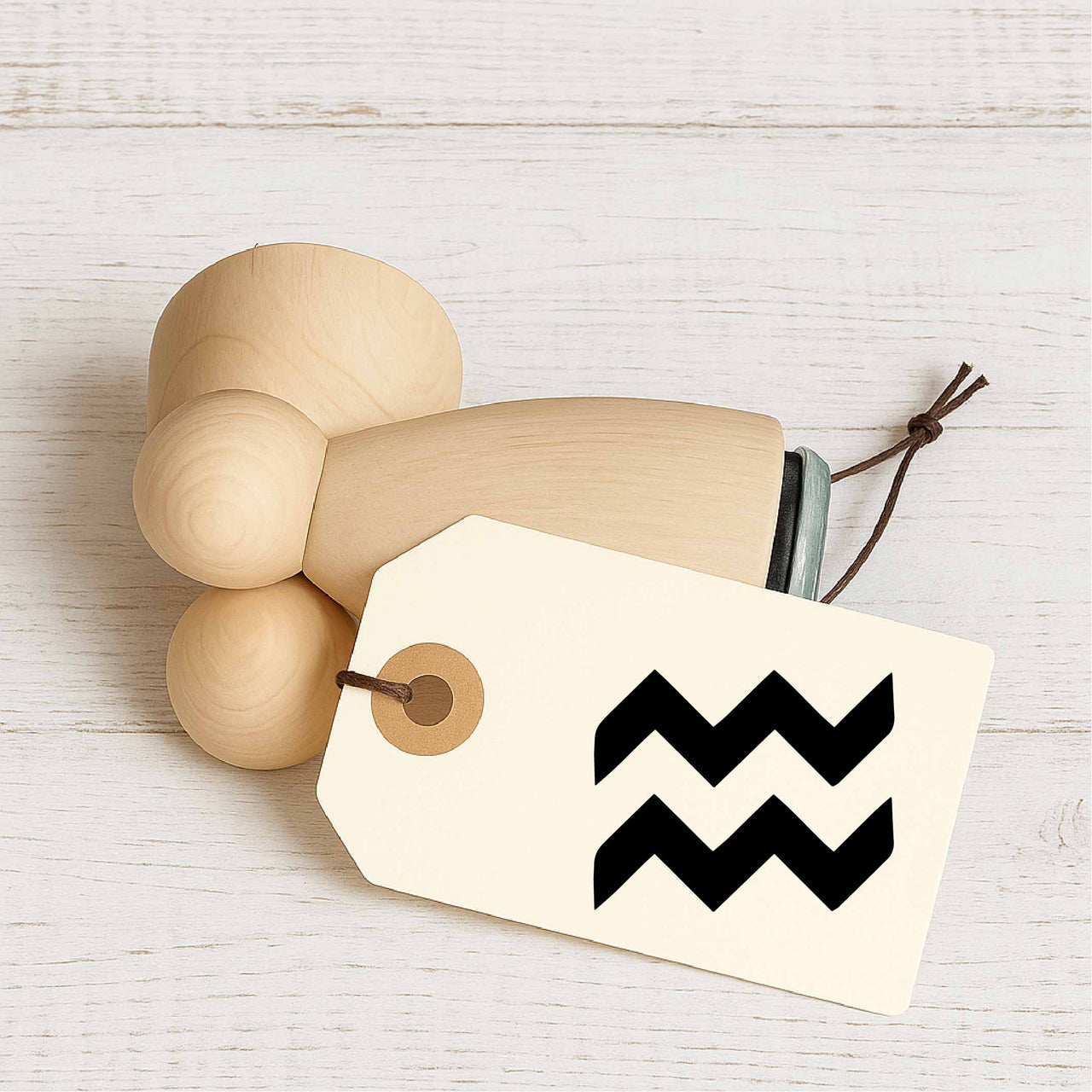 Stempidoo - Maxi Mini - Motivstempel - Sternzeichen - Wassermann - Stempel zum Basteln von Karten, DIY, Papier, Stoffen