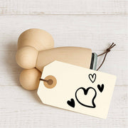 Stempidoo - Maxi Mini - Motivstempel - Herzen - Stempel zum Basteln von Karten, DIY, Papier, Stoffen 