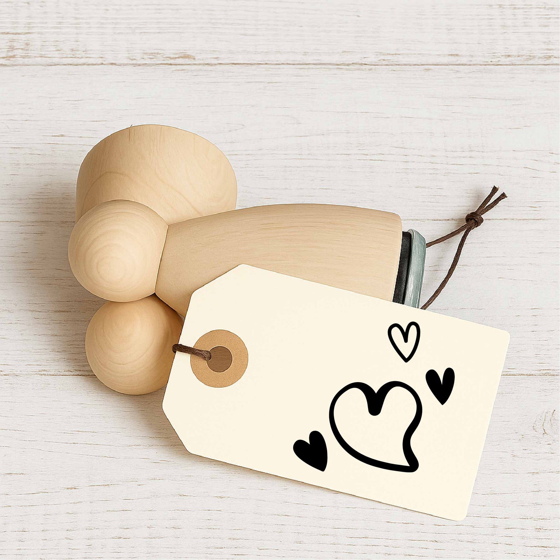 Stempidoo - Maxi Mini - Motivstempel - Herzen - Stempel zum Basteln von Karten, DIY, Papier, Stoffen 