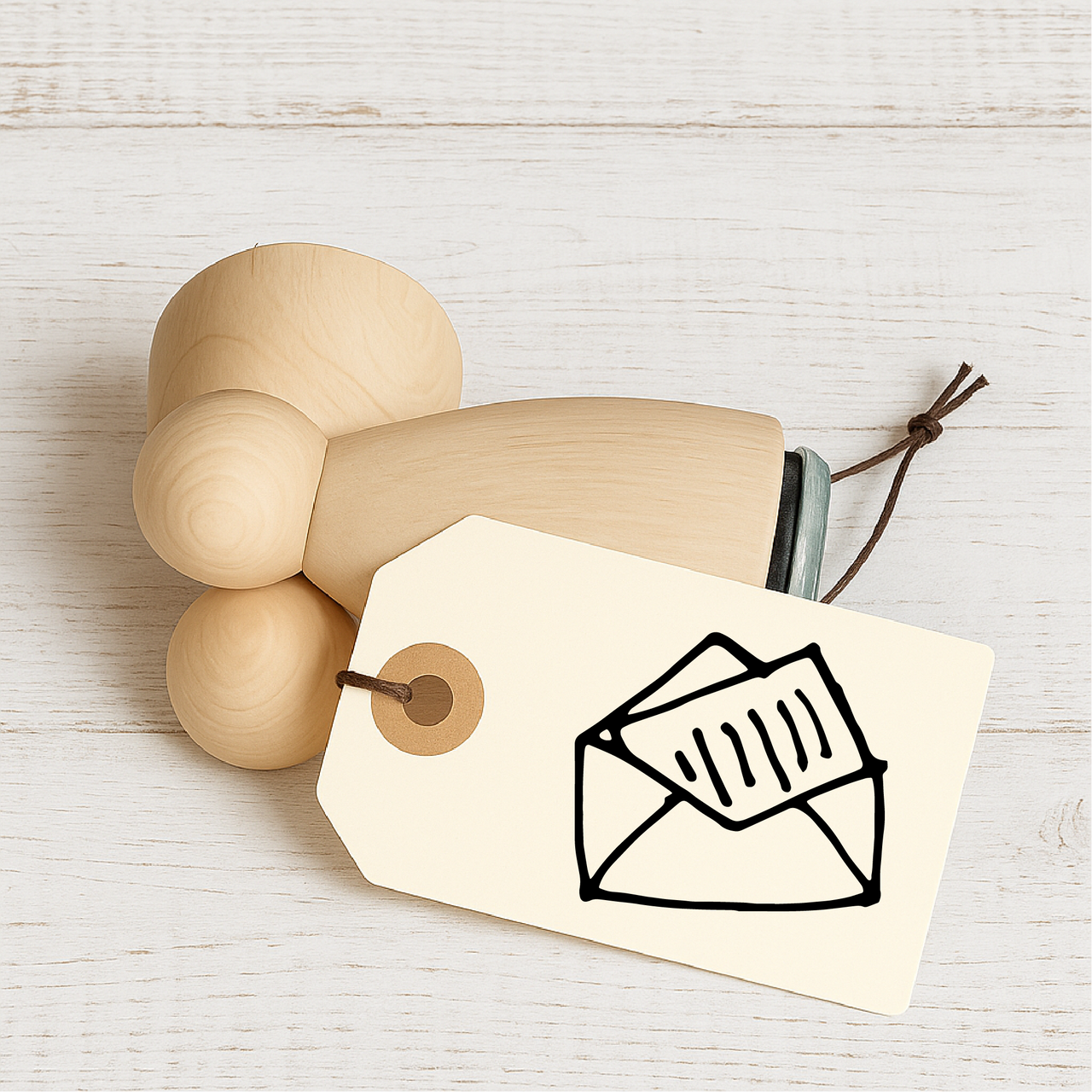 Stempidoo - Maxi Mini - Motivstempel - Briefkuvert - Stempel Geschenk - DIY Stempel zum Basteln von Karten, Papier, Stoffen