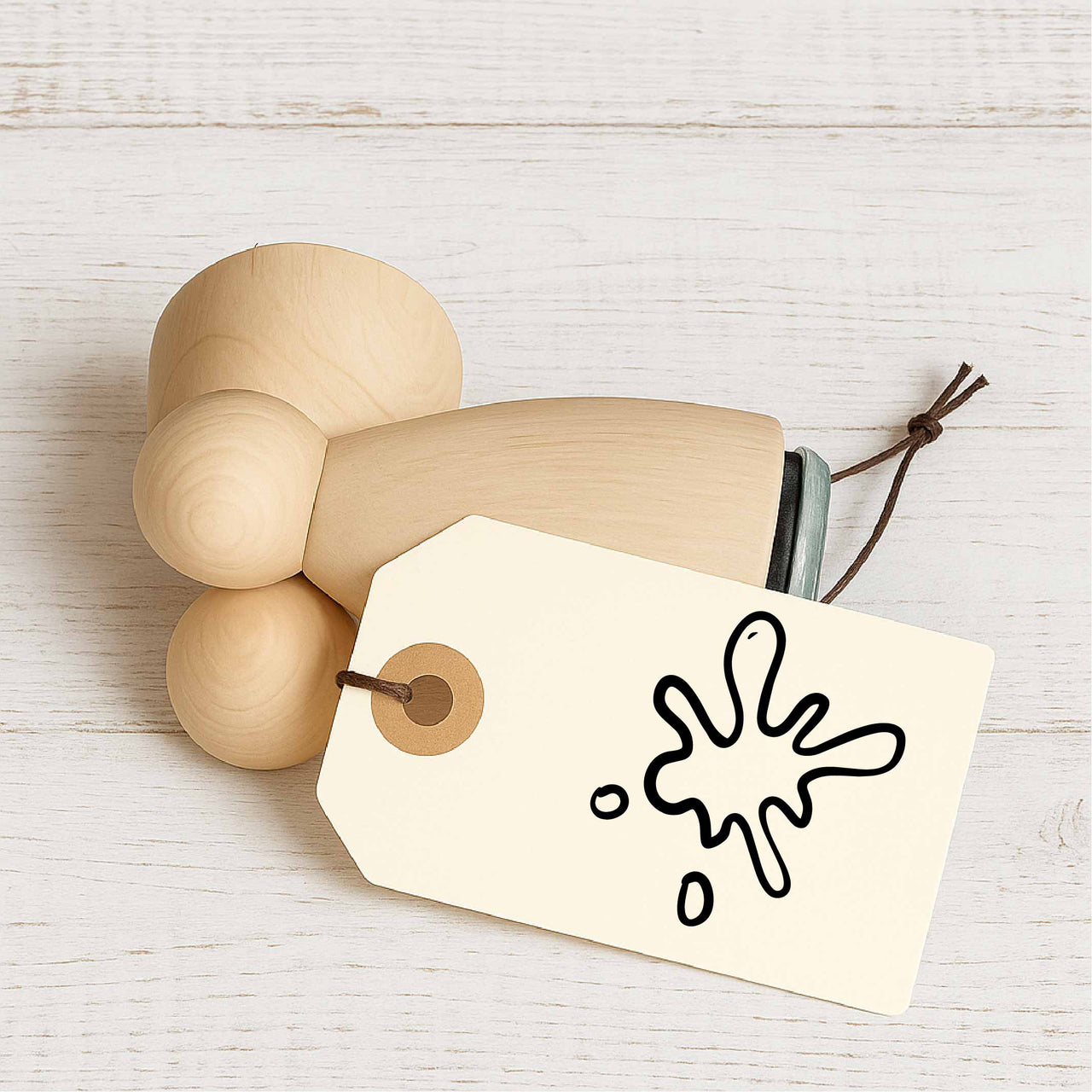 Stempidoo - Maxi Mini - Motivstempel - Comic Icon Splash - Stempel zum Basteln von Karten, DIY, Papier, Stoffen