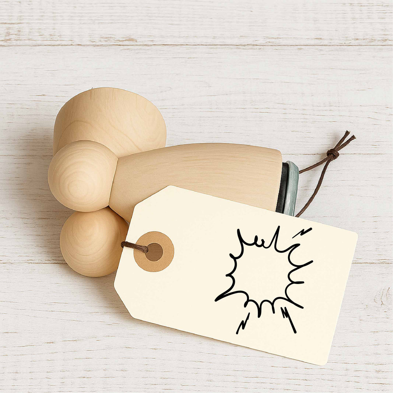 Stempidoo - Maxi Mini - Motivstempel - Comic Icon Splash - Stempel zum Basteln von Karten, DIY, Papier, Stoffen 