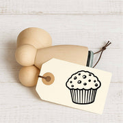 Stempidoo - Maxi Mini - Motivstempel - Muffin - Stempel zum Basteln von Karten, DIY, Papier, Stoffen