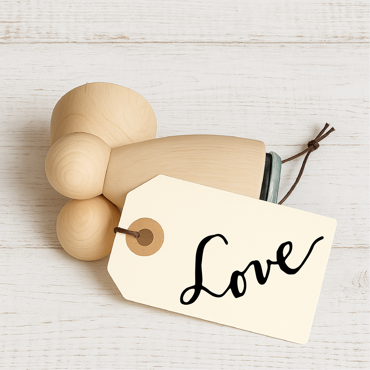 Stempidoo - Maxi Mini - Motivstempel - Love - Stempel Geschenk - DIY Stempel zum Basteln von Karten, Papier, Stoffen
