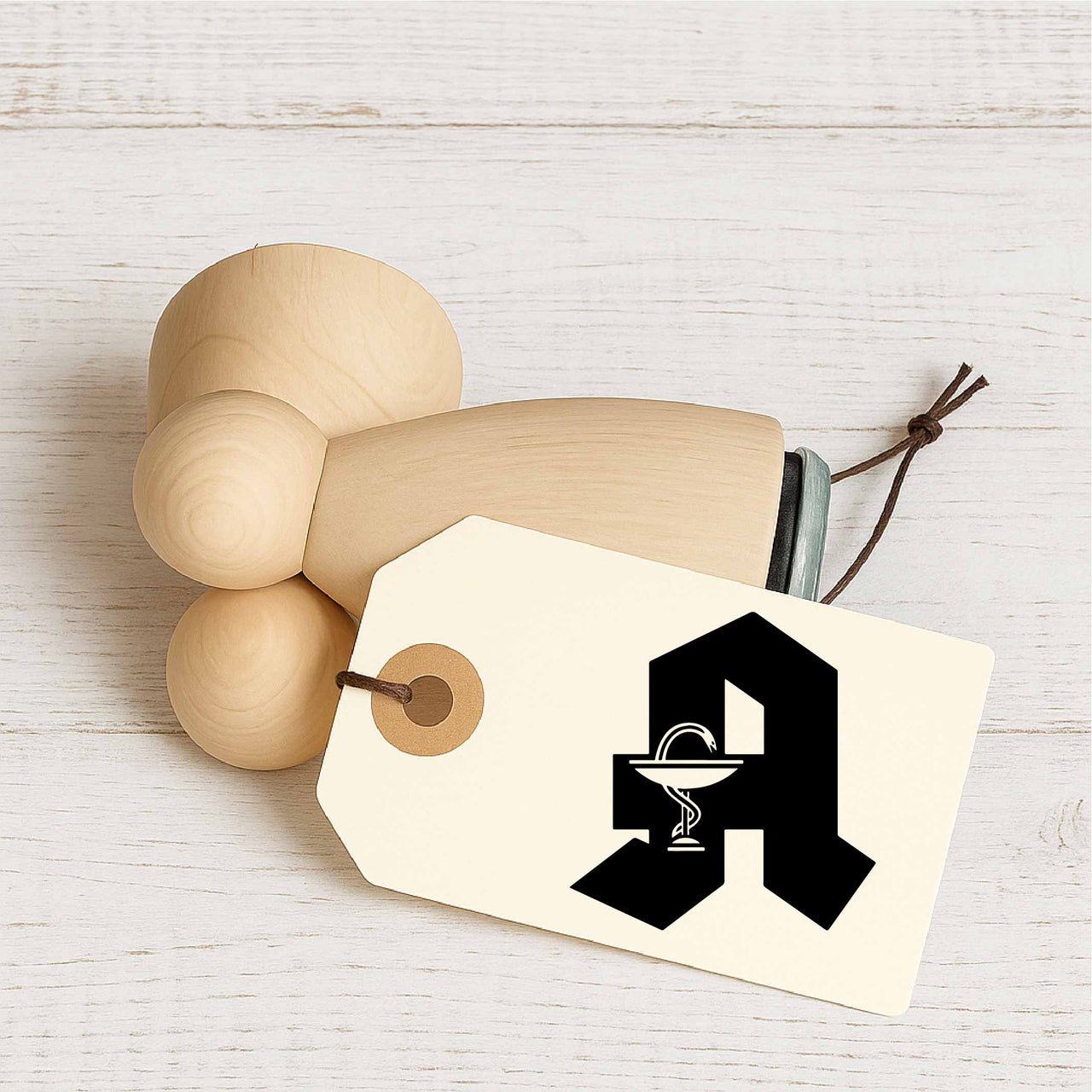 Stempidoo - Maxi Mini - Motivstempel - Apotheken Symbol - Stempel zum Basteln von Karten, DIY, Papier, Stoffen