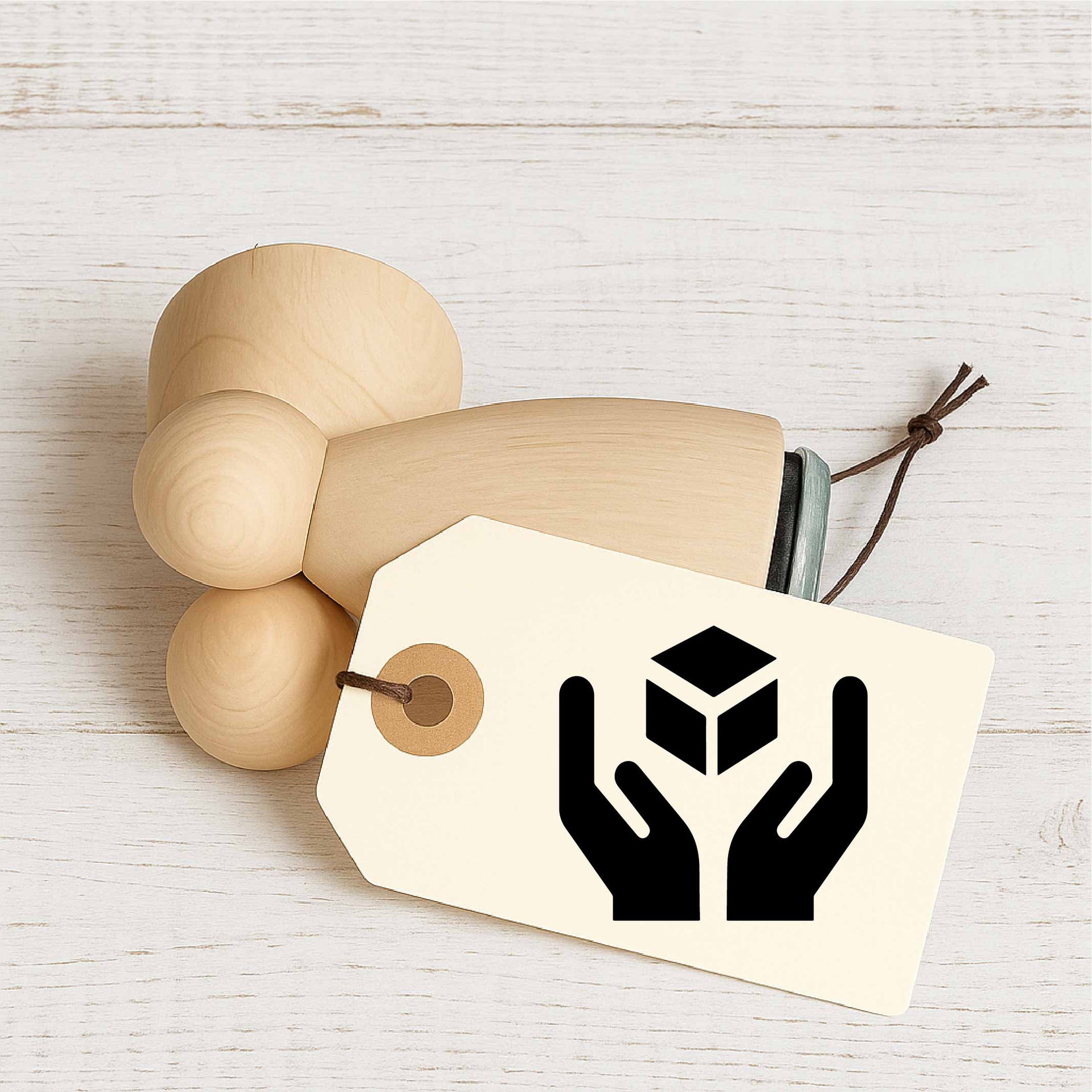Stempidoo - Maxi Mini - Motivstempel - Fracht Symbol - Handle with care - Stempel für Büro oder zum Basteln von Karten, DIY, Papier, Stoffen 