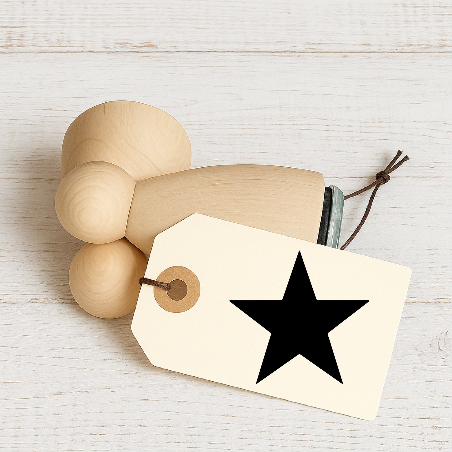 Stempidoo Mini Motivstempel Stern – Holzstempel für Karten, Scrapbooking, DIY, Basteln & Papier