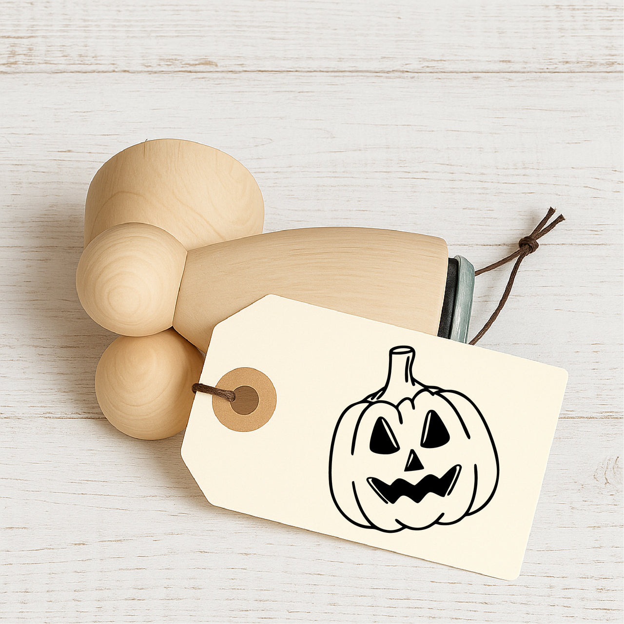 Stempidoo - Maxi Mini - Motivstempel - Kürbis - Halloween - Stempel zum Basteln von Karten, DIY, Papier, Stoffen