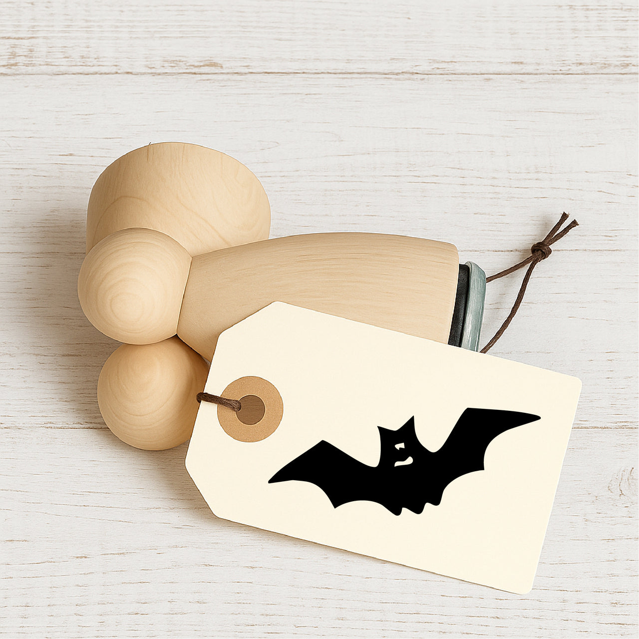 Stempidoo - Maxi Mini - Motivstempel - Fledermaus - Halloween - Stempel zum Basteln von Karten, DIY, Papier, Stoffen