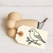 Stempidoo Maxi Mini Motivstempel Vogel – Holzstempel für Karten, Scrapbooking, DIY, Basteln & Papier 