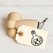 Stempidoo - Maxi Mini - Motivstempel - Reagenzglas - Halloween - Stempel zum Basteln von Karten, DIY, Papier, Stoffen