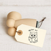 Stempidoo Lehrerstempel Maxi Mini Motivstempel – Weiter so! - für Schule, Karten, Scrapbooking, DIY, Basteln & Papier 
