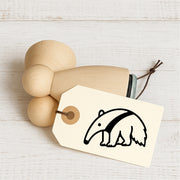 Stempidoo Mini Motivstempel Ameisenbär – Holzstempel für Karten, Scrapbooking, DIY, Basteln & Papier