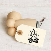 Stempidoo®  Ministempel Lagerfeuer – Motivstempel 