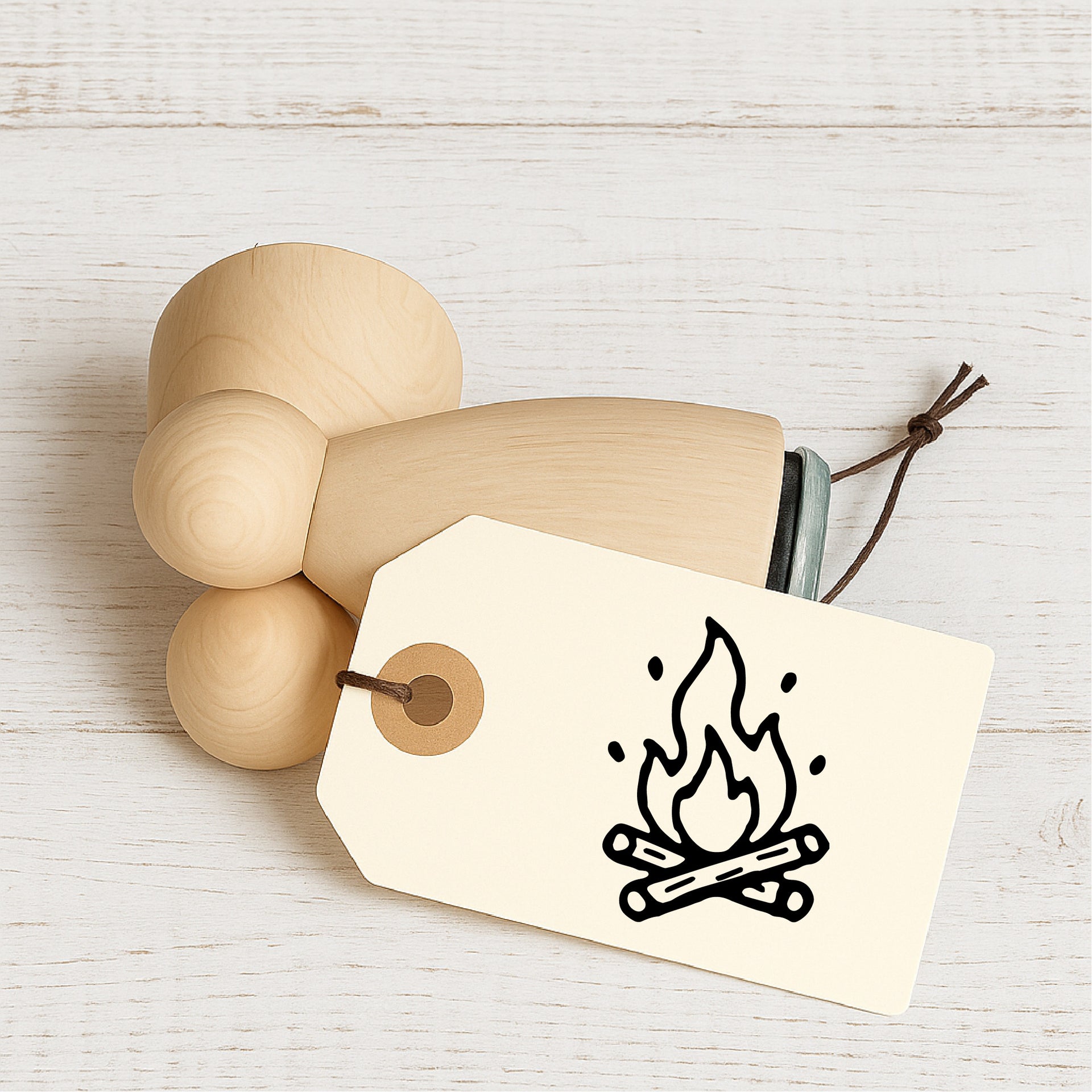 Stempidoo®  Ministempel Lagerfeuer – Motivstempel 