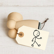 Stempidoo®  Ministempel Strichfigur - Mann – Motivstempel 