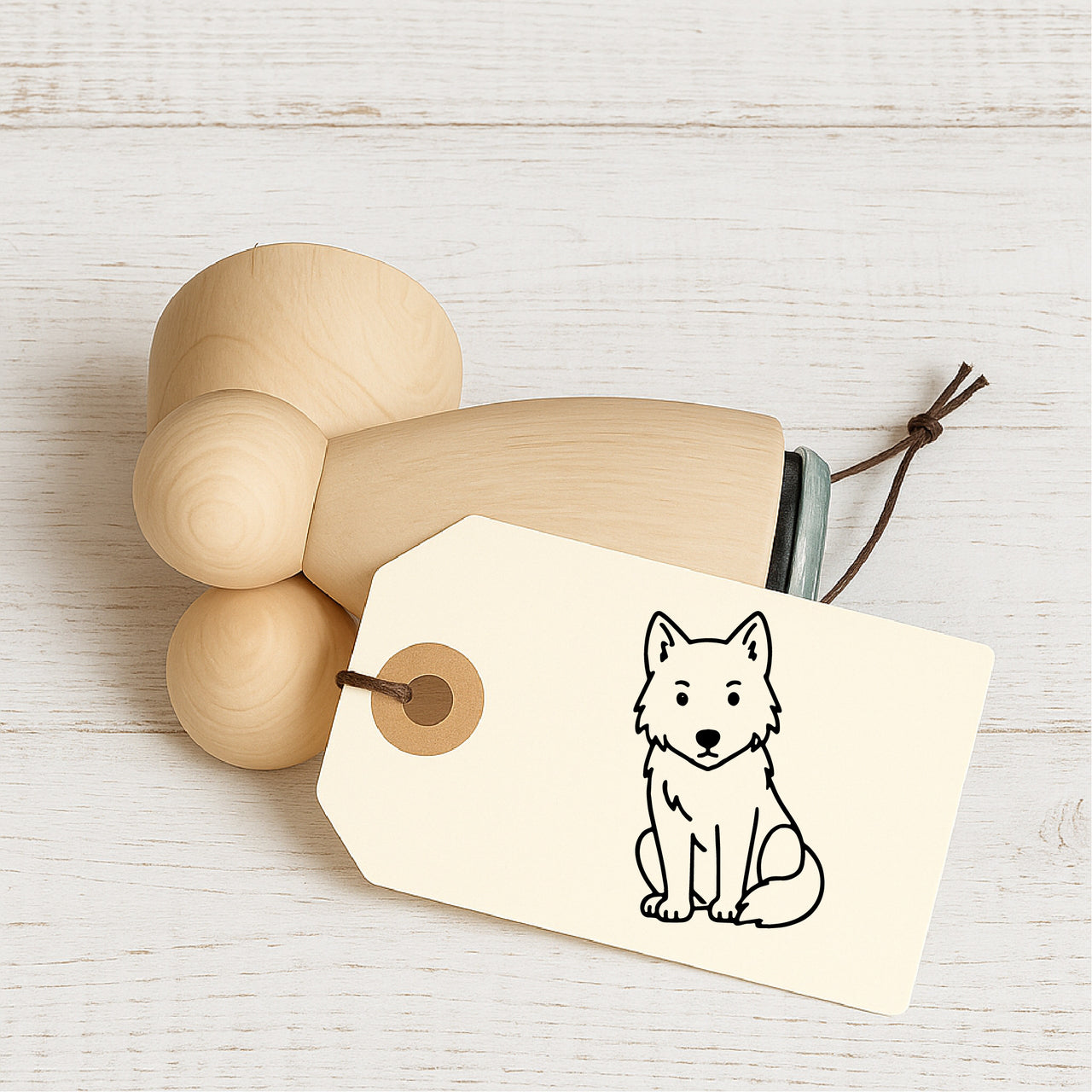 Stempidoo®  Ministempel Kleiner Wolf – Motivstempel