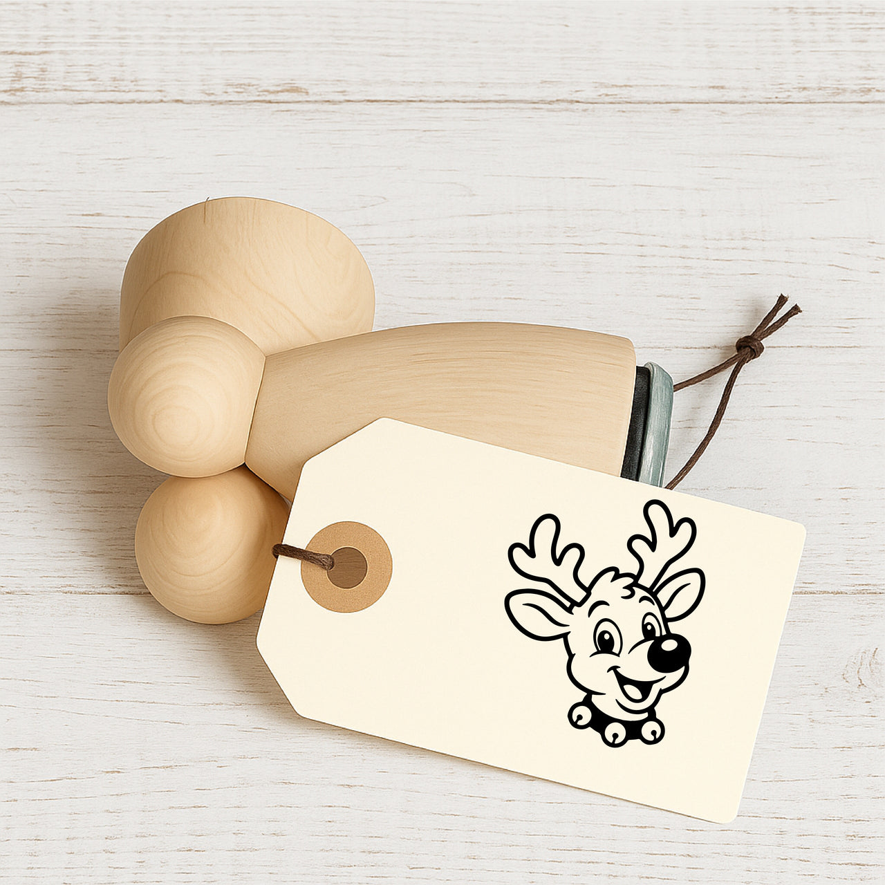 Stempidoo®  Ministempel Rentier – Weihnachtsmotiv – Motivstempel