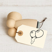 Stempidoo - Maxi Mini - Motivstempel - Luftballons - Stempel zum Basteln von Karten, DIY, Papier, Stoffen