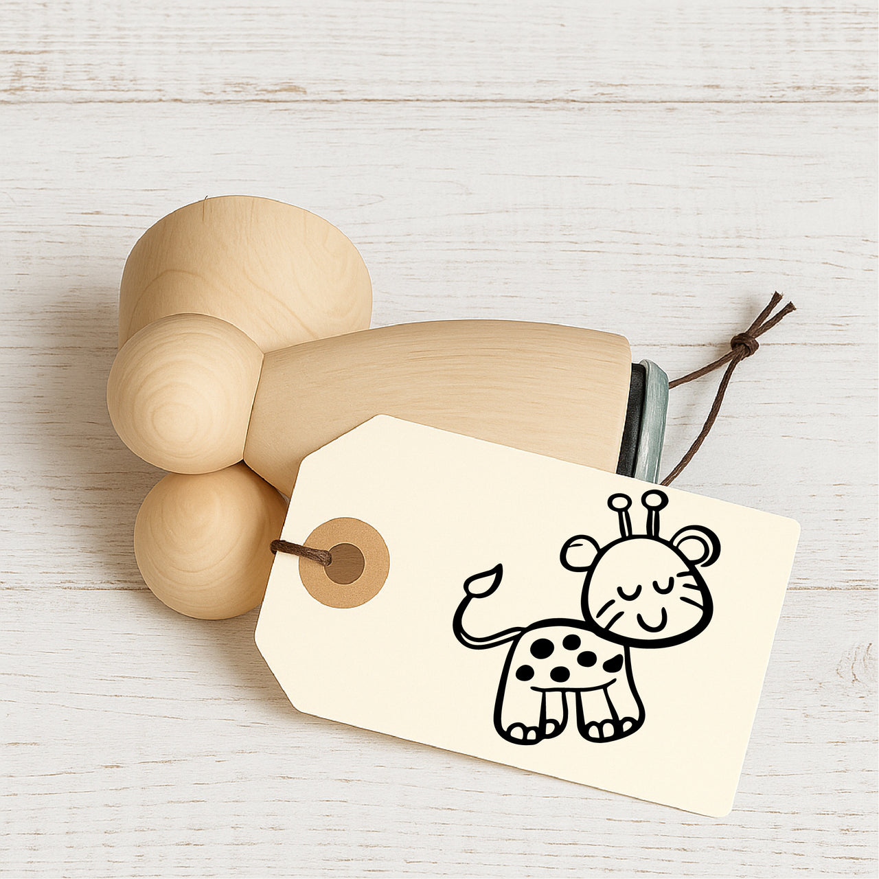 Stempidoo - Maxi Mini - Motivstempel - Kuscheltier - Stempel zum Basteln von Karten, DIY, Papier, Stoffen