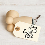 Stempidoo - Maxi Mini - Motivstempel - Kuscheltier - Stempel zum Basteln von Karten, DIY, Papier, Stoffen