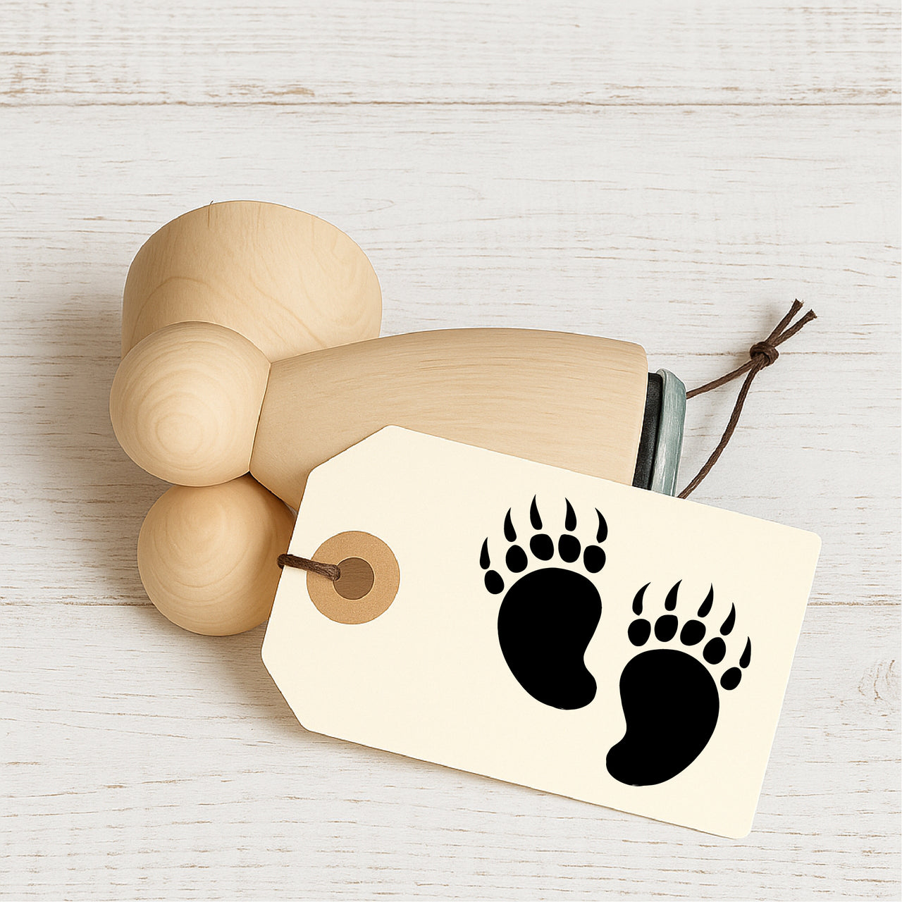 Stempidoo - Maxi Mini - Motivstempel - Tatze - Stempel zum Basteln von Karten, DIY, Papier, Stoffen