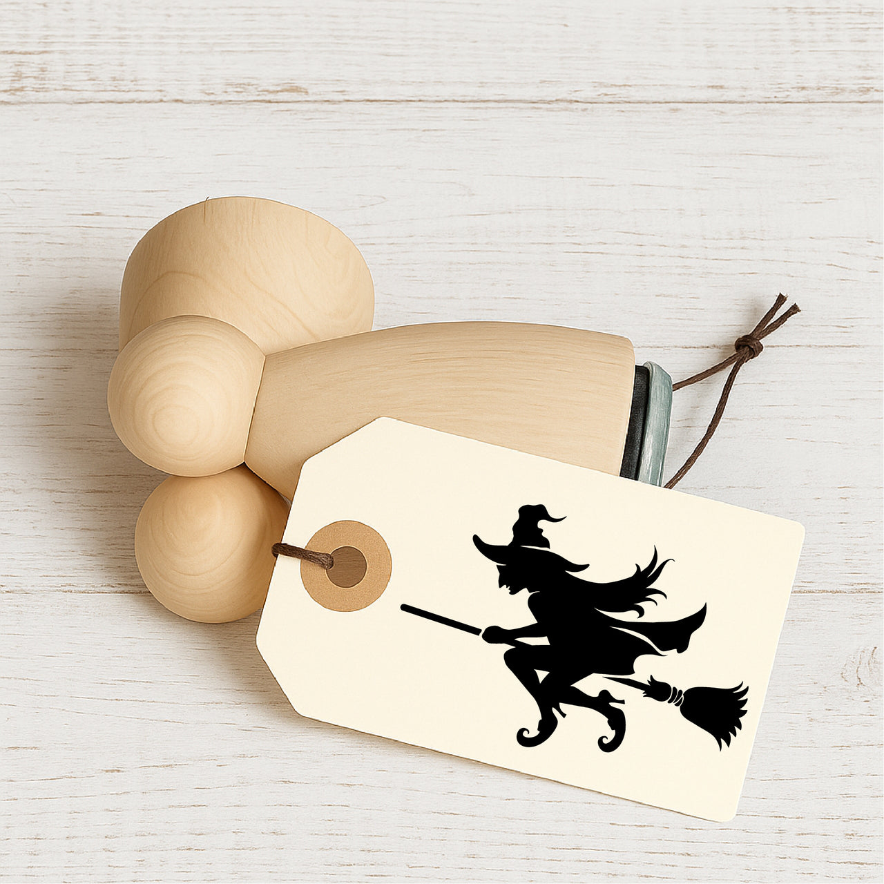 Stempidoo - Maxi Mini - Motivstempel - Hexe - Halloween - Stempel zum Basteln von Karten, DIY, Papier, Stoffen