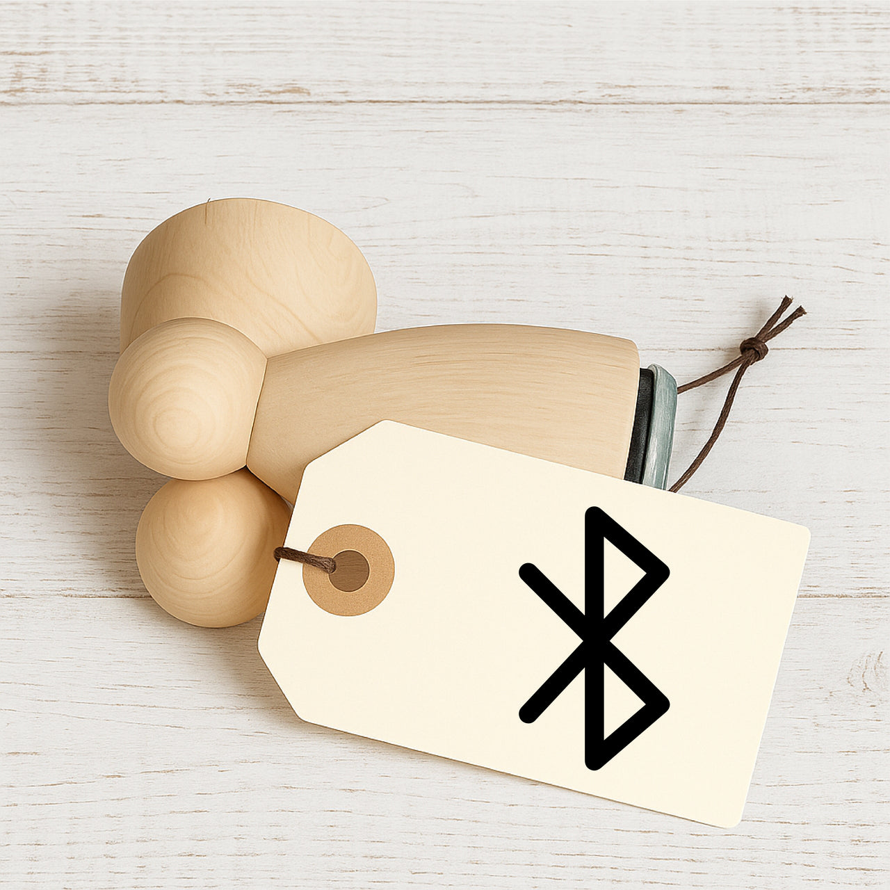 Stempidoo - Maxi Mini - Motivstempel - Bluetooth Icon - Stempel zum Basteln von Karten, DIY, Papier, Stoffen