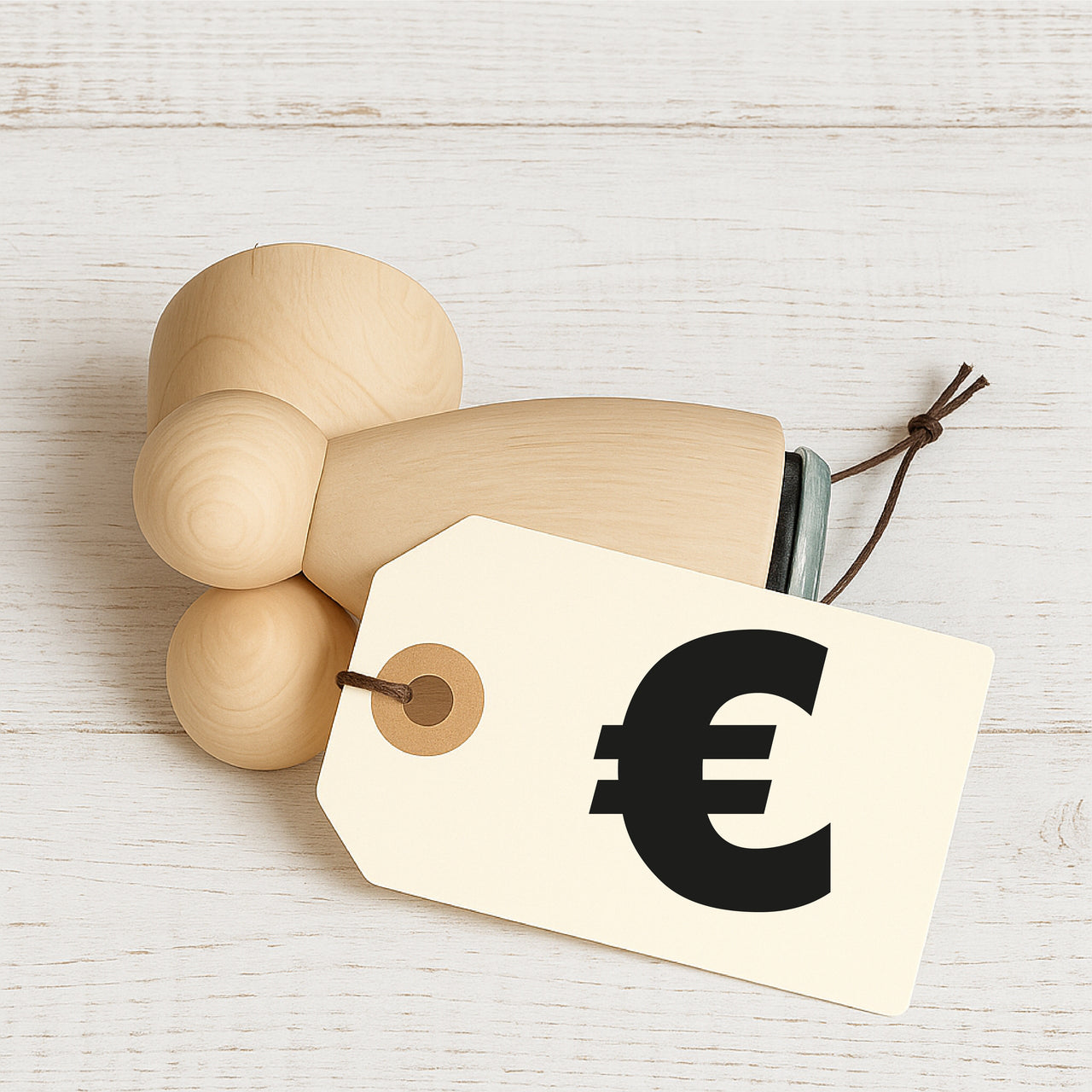 Stempidoo - Maxi Mini - Motivstempel - Währungssymbol Euro - Stempel zum Basteln von Karten, DIY, Papier, Stoffen