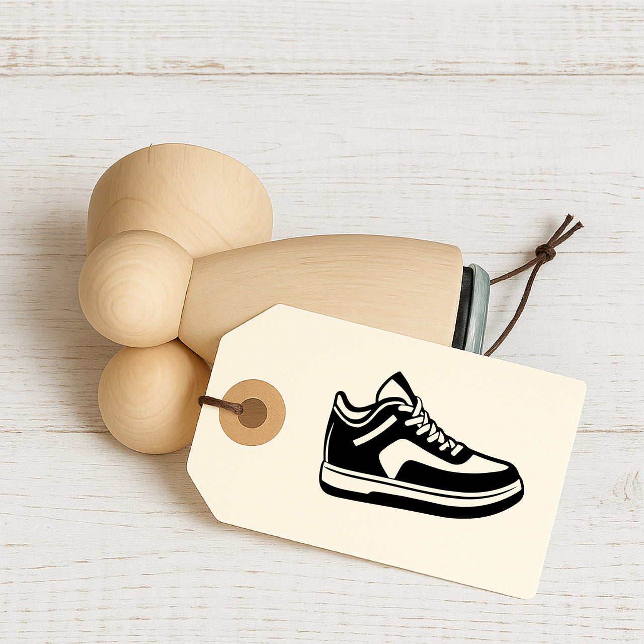 Stempidoo - Maxi Mini - Motivstempel - Sneaker - Stempel zum Basteln von Karten, DIY, Papier, Stoffen