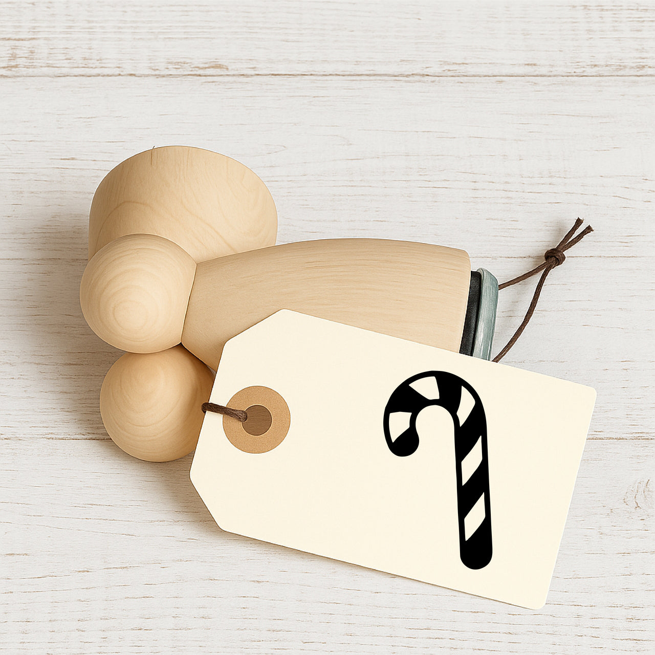Stempidoo - Maxi Mini - Motivstempel - Weihnachten -Zuckerstange - Stempel zum Basteln von Karten, DIY, Papier, Stoffen 