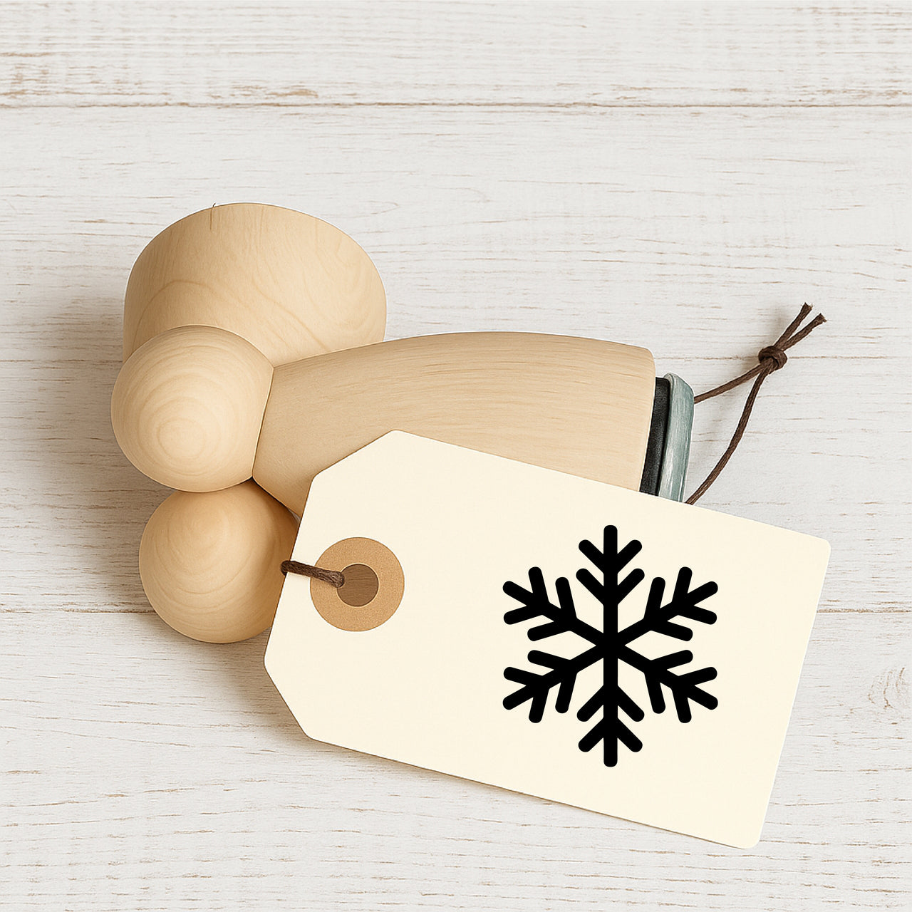 Stempidoo - Maxi Mini - Motivstempel - Schneeflocke- Stempel zum Basteln von Karten, DIY, Papier, Stoffen 