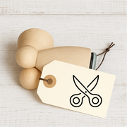 Stempidoo - Maxi Mini - Motivstempel - Schere - Stempel zum Basteln von Karten, DIY, Papier, Stoffen