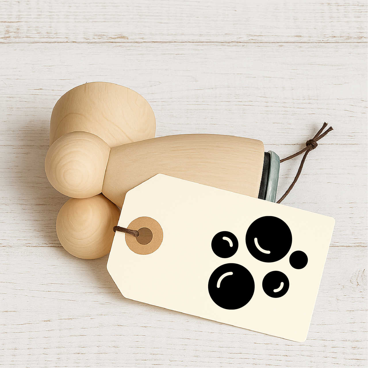 Stempidoo - Maxi Mini - Motivstempel - Blasen - Stempel zum Basteln von Karten, DIY, Papier, Stoffen