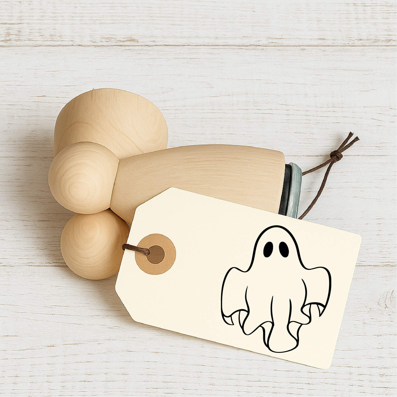 Stempidoo - Maxi Mini - Motivstempel - Helloween - Gespenst - Stempel zum Basteln von Karten, DIY, Papier, Stoffen 
